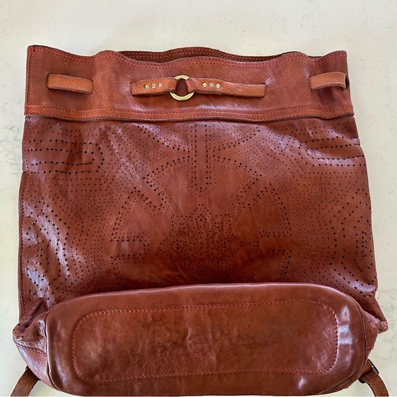 Campomaggi Teodorano Italian leather drawstring backpack - Picture 2 of 6